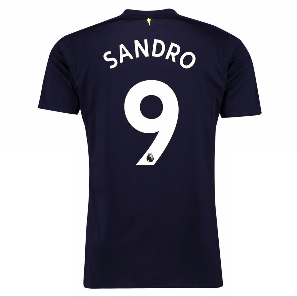 Camiseta Everton Tercera equipo Sandro 2017-18
